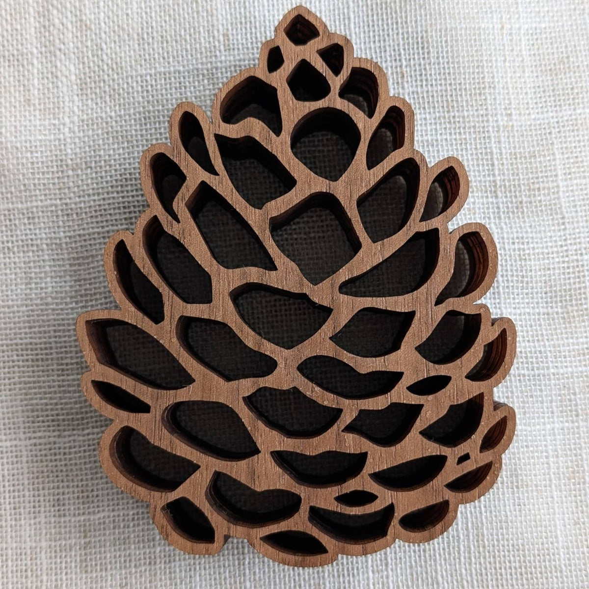 Handmade Pinecone Coaster Set of 4